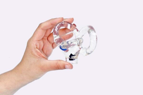 Canal Semicircular Pequeño Izquierdo (otolitos azules)