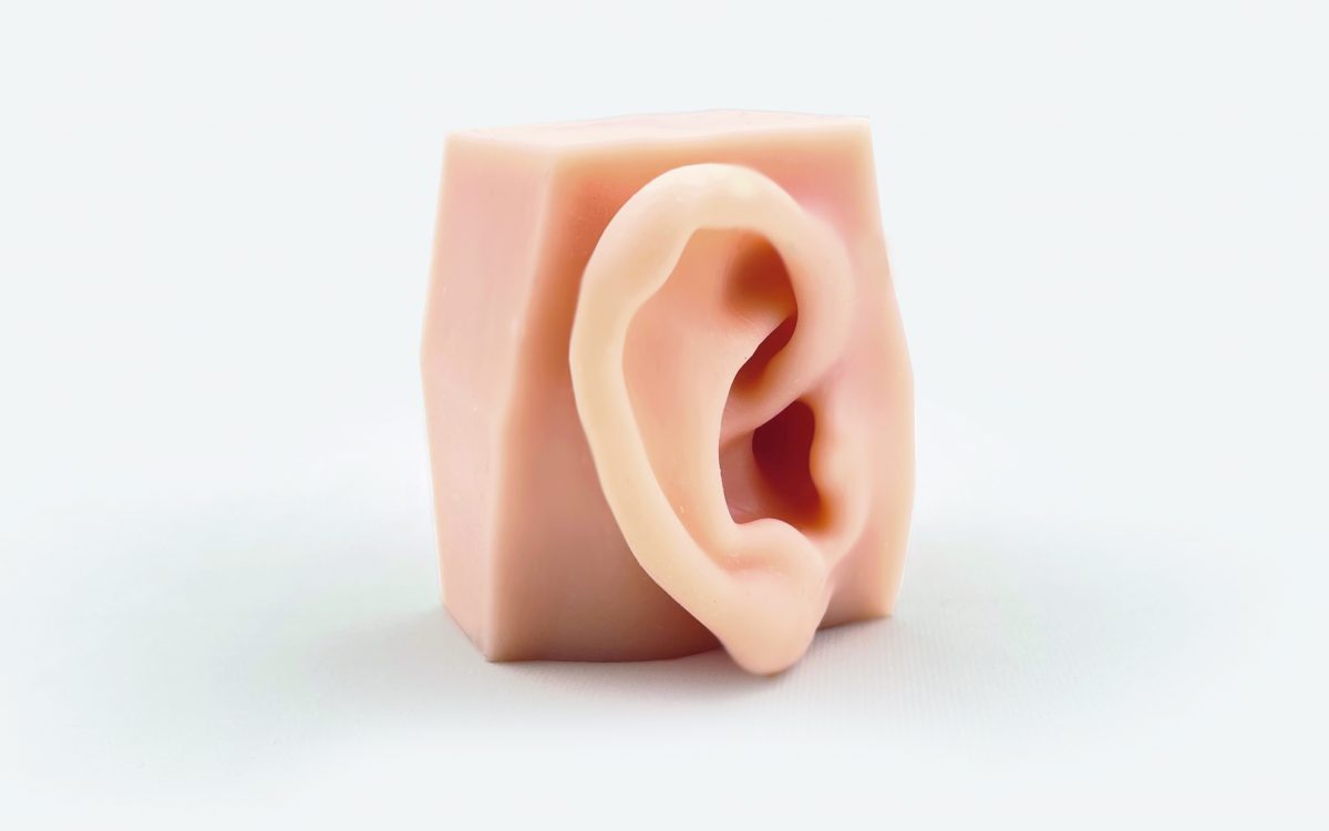 Simulador de oído externo