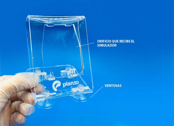 Soporte para Simulador de Oído externo