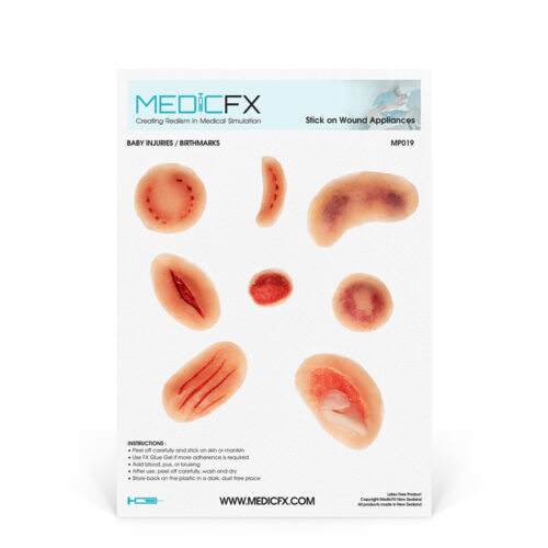 MP019-1 Lámina de Heridas Pediátricas